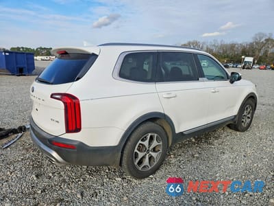 Trzecie zdjęcie samochodu z tyłu: 2020 KIA TELLURIDE EX VIN:5XYP34HC7LG049058 - miniatura