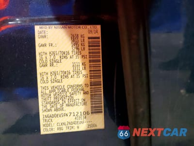 Zdjęcie 12 z 12 samochodu: 2015 NISSAN FRONTIER S VIN:1N6AD0EV5FN712106 - miniatura