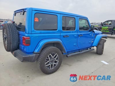 Trzecie zdjęcie samochodu z tyłu: 2024 JEEP WRANGLER SAHARA VIN:1C4PJXEG4RW245159 - miniatura
