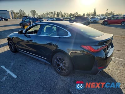 Drugie zdjęcie samochodu z przodu: 2023 BMW I4 EDRIVE 40 VIN:WBY73AW04PFR20495 - miniatura