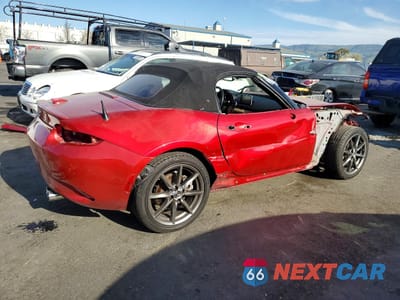 Trzecie zdjęcie samochodu z tyłu: 2016 MAZDA MX-5 MIATA GRAND TOURING VIN:JM1NDAD72G0102028 - miniatura