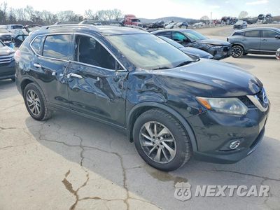 Czwarte zdjęcie samochodu z boku: 2014 NISSAN ROGUE SL VIN:5N1AT2MT6EC779028 - miniatura