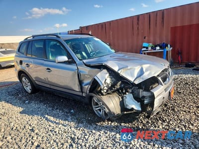 Czwarte zdjęcie samochodu z boku: 2006 BMW X3 3.0I VIN:WBXPA934X6WD25376 - miniatura