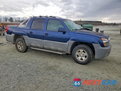 Czwarte zdjęcie samochodu z boku: 2002 CHEVROLET AVALANCHE K1500 VIN:3GNEK13T72G101411 - miniatura