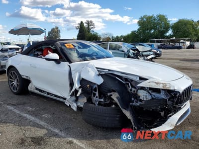 Czwarte zdjęcie samochodu z boku: 2023 MERCEDES-BENZ SL 43 AMG VIN:W1KVK5AB1PF017867 - miniatura