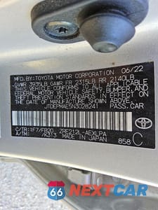 Zdjęcie 13 z 13 samochodu: 2022 TOYOTA COROLLA LE VIN:JTDEPMAE5N3028241 - miniatura