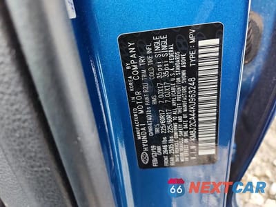 Zdjęcie 12 z 12 samochodu: 2019 HYUNDAI TUCSON SE VIN:KM8J2CA44KU963248 - miniatura