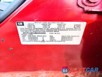 Zdjęcie 13 z 13 samochodu: 2011 GMC TERRAIN SLT VIN:2CTFLUE54B6262289 - miniatura