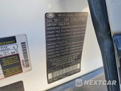 Zdjęcie 13 z 13 samochodu: 2017 LAND ROVER RANGE ROVER SUPERCHARGED VIN:SALGS2FE4HA366338 - miniatura