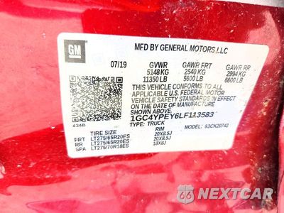 Zdjęcie 12 z 12 samochodu: 2020 CHEVROLET SILVERADO K2500 HEAVY DUTY LTZ VIN:1GC4YPEY6LF113583 - miniatura