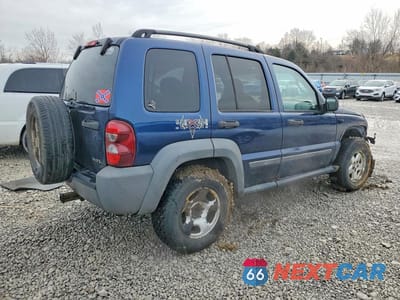 Trzecie zdjęcie samochodu z tyłu: 2005 JEEP LIBERTY SPORT VIN:1J4GL48K35W683362 - miniatura