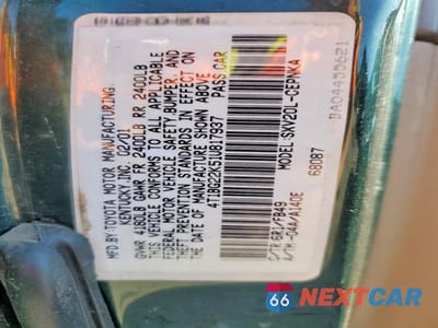 Zdjęcie 13 z 13 samochodu: 2001 TOYOTA CAMRY LE VIN:4T1BG22K51U817937 - miniatura