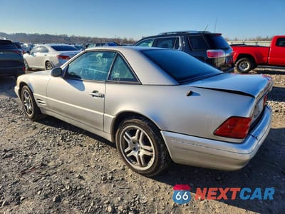 Drugie zdjęcie samochodu z przodu: 1999 MERCEDES-BENZ SL 500 VIN:WDBFA68F7XF186287 - miniatura