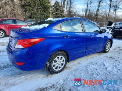 Trzecie zdjęcie samochodu z tyłu: 2013 HYUNDAI ACCENT GLS VIN:KMHCT4AE7DU429538 - miniatura