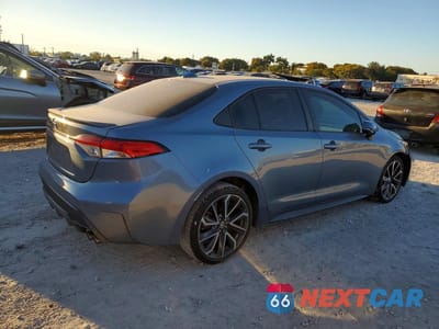 Trzecie zdjęcie samochodu z tyłu: 2022 TOYOTA COROLLA SE VIN:5YFS4MCE7NP136506 - miniatura
