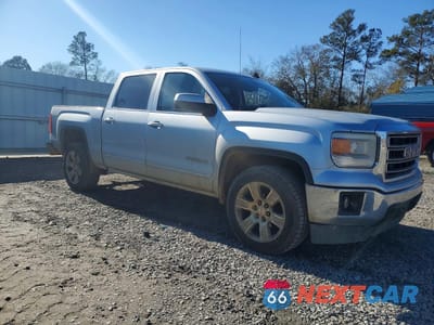 Czwarte zdjęcie samochodu z boku: 2014 GMC SIERRA C1500 SLE VIN:3GTP1UEC1EG400495 - miniatura