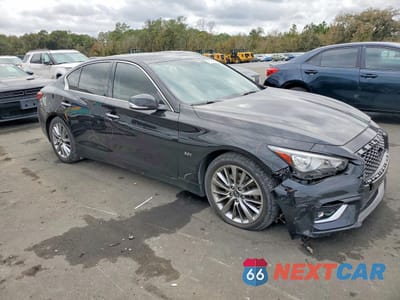 Czwarte zdjęcie samochodu z boku: 2019 INFINITY Q50 VIN:JN1EV7AP6KM514865 - miniatura