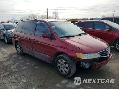 Czwarte zdjęcie samochodu z boku: 2003 HONDA ODYSSEY EXL VIN:5FNRL18933B008557 - miniatura