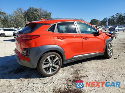 Trzecie zdjęcie samochodu z tyłu: 2020 HYUNDAI KONA LIMITED VIN:KM8K33A57LU462964 - miniatura