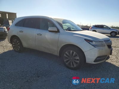 Czwarte zdjęcie samochodu z boku: 2015 ACURA MDX TECHNOLOGY VIN:5FRYD4H40FB030405 - miniatura