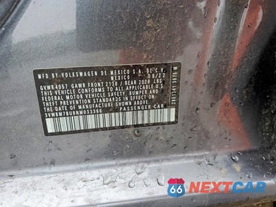 Zdjęcie 12 z 12 samochodu: 2022 VOLKSWAGEN JETTA SPORT VIN:3VWBM7BU8NM033366 - miniatura