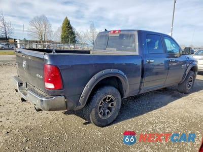 Trzecie zdjęcie samochodu z tyłu: 2017 RAM 1500 SLT VIN:1C6RR7TT5HS608177 - miniatura