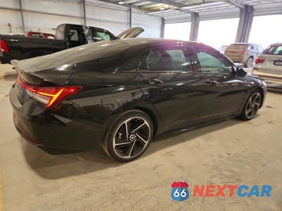 Trzecie zdjęcie samochodu z tyłu: 2023 HYUNDAI ELANTRA N LINE VIN:KMHLR4AF5PU370825 - miniatura