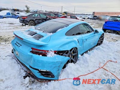 Trzecie zdjęcie samochodu z tyłu: 2019 PORSCHE 911 TURBO VIN:WP0AD2A99KS140444 - miniatura