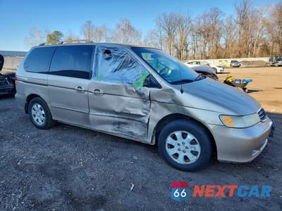 Czwarte zdjęcie samochodu z boku: 2002 HONDA ODYSSEY EXL VIN:2HKRL18002H560048 - miniatura