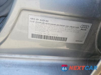 Zdjęcie 13 z 13 samochodu: 2008 AUDI A4 2.0T QUATTRO VIN:WAUDF78E28A155919 - miniatura