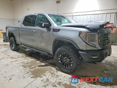 Czwarte zdjęcie samochodu z boku: 2023 GMC SIERRA K1500 AT4X VIN:3GTUUFEL2PG360159 - miniatura