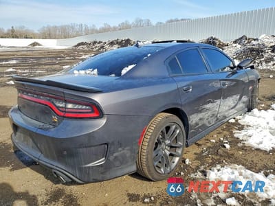 Trzecie zdjęcie samochodu z tyłu: 2021 DODGE CHARGER SCAT PACK VIN:2C3CDXGJ7MH623095 - miniatura