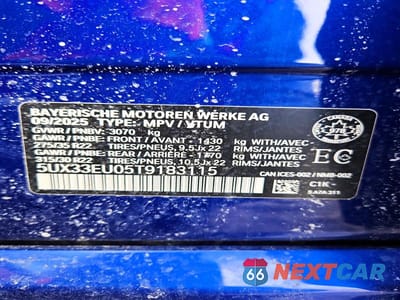 Zdjęcie 13 z 13 samochodu: 2026 BMW X5 M60I VIN:5UX33EU05T9183115 - miniatura