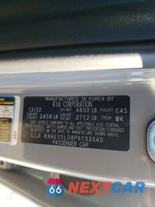 Zdjęcie 12 z 12 samochodu: 2023 KIA STINGER GT LINE VIN:KNAE35LD8P6133540 - miniatura