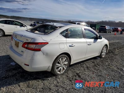 Trzecie zdjęcie samochodu z tyłu: 2013 NISSAN SENTRA S VIN:3N1AB7AP7DL707112 - miniatura