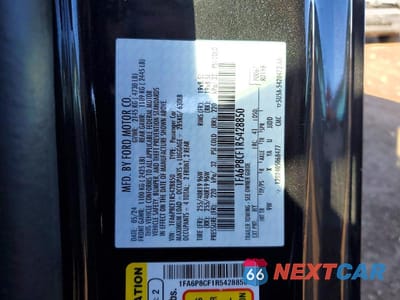 Zdjęcie 12 z 12 samochodu: 2024 FORD MUSTANG GT VIN:1FA6P8CF1R5428850 - miniatura