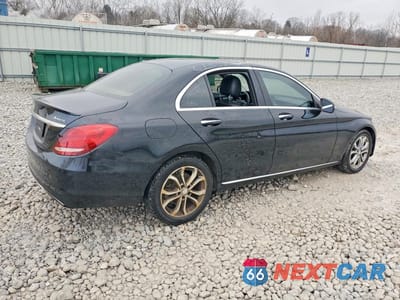 Trzecie zdjęcie samochodu z tyłu: 2017 MERCEDES-BENZ C 300 4MATIC VIN:55SWF4KB7HU200867 - miniatura