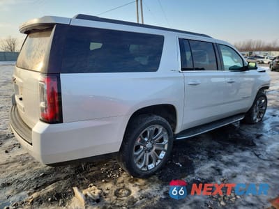 Trzecie zdjęcie samochodu z tyłu: 2018 GMC YUKON XL K1500 SLT VIN:1GKS2GKC6JR115173 - miniatura