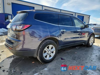 Trzecie zdjęcie samochodu z tyłu: 2013 CHEVROLET TRAVERSE LT VIN:1GNKRGKD5DJ243205 - miniatura