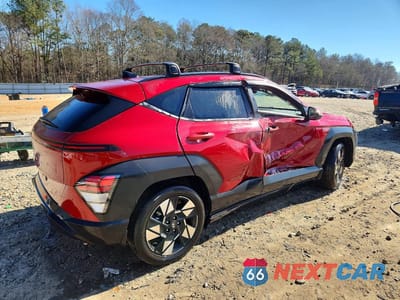 Trzecie zdjęcie samochodu z tyłu: 2024 HYUNDAI KONA SEL VIN:KM8HB3AB3RU130483 - miniatura