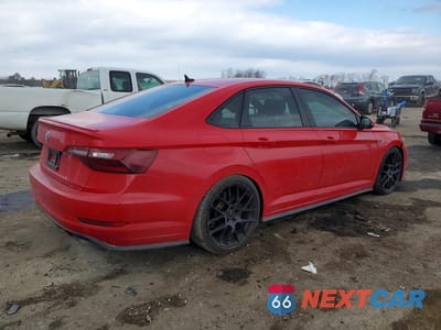 Trzecie zdjęcie samochodu z tyłu: 2021 VOLKSWAGEN JETTA GLI VIN:3VW6T7BU1MM037679 - miniatura