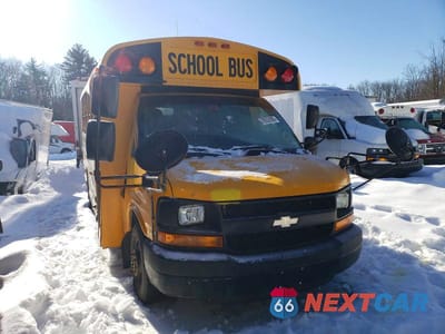 2014 CHEVROLET EXPRESS SCHOOL BUS 1GB3G3BG5E1206571 - główne zdjęcie licytacji z USA - miniatura