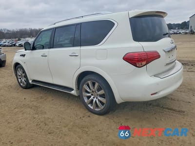 Drugie zdjęcie samochodu z przodu: 2014 INFINITI QX80 BASE VIN:JN8AZ2NF8E9552761 - miniatura
