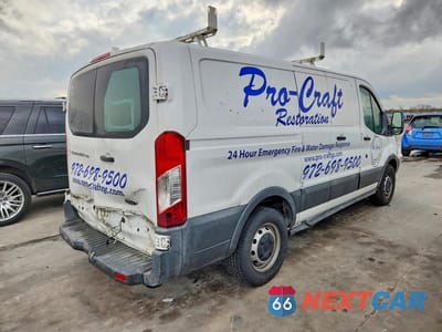 Trzecie zdjęcie samochodu z tyłu: 2016 FORD TRANSIT T-150 VIN:1FTYE1ZMXGKA52878 - miniatura