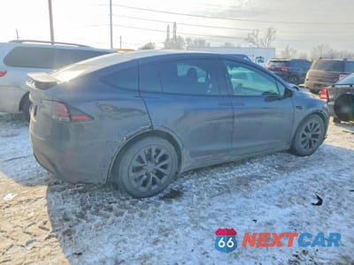 Trzecie zdjęcie samochodu z tyłu: 2024 TESLA MODEL X VIN:7SAXCDE58RF446092 - miniatura