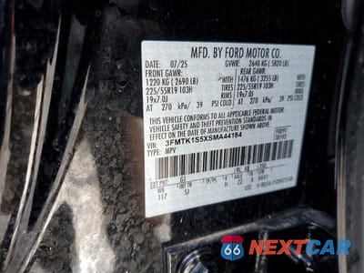 Zdjęcie 13 z 13 samochodu: 2025 FORD MUSTANG MACH-E SELECT VIN:3FMTK1S5XSMA44184 - miniatura