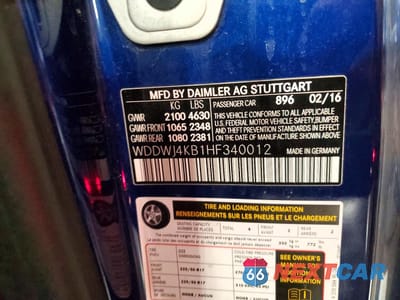 Zdjęcie 12 z 13 samochodu: 2017 MERCEDES-BENZ C 300 4MATIC VIN:WDDWJ4KB1HF340012 - miniatura