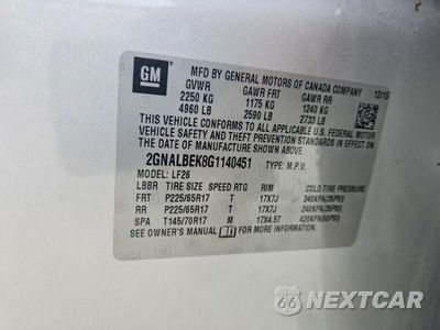 Zdjęcie 14 z 14 samochodu: 2016 CHEVROLET EQUINOX LS VIN:2GNALBEK8G1140451 - miniatura