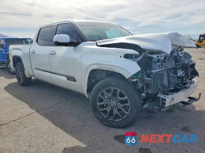 Czwarte zdjęcie samochodu z boku: 2023 TOYOTA TUNDRA PLATINUM VIN:5TFNA5EC6PX019432 - miniatura