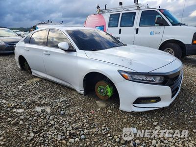 Czwarte zdjęcie samochodu z boku: 2018 HONDA ACCORD SPORT VIN:1HGCV2E39JA049224 - miniatura